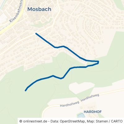 Forststraße Mosbach 