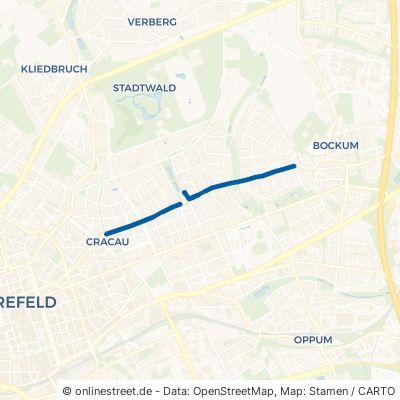 Friedrich-Ebert-Straße Krefeld Bockum 