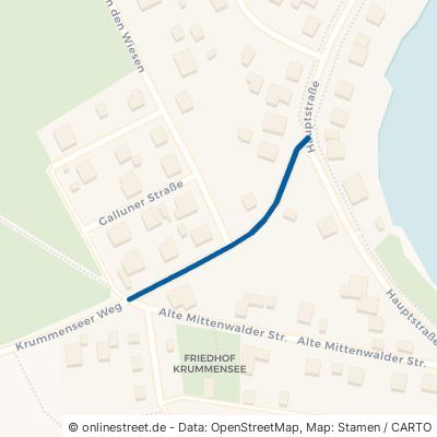 Galluner Straße Mittenwalde Krummensee 
