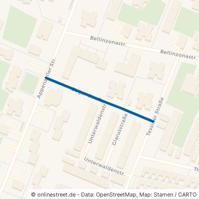 Zuger Straße München Thalk.Obersendl.-Forsten-Fürstenr.-Solln 