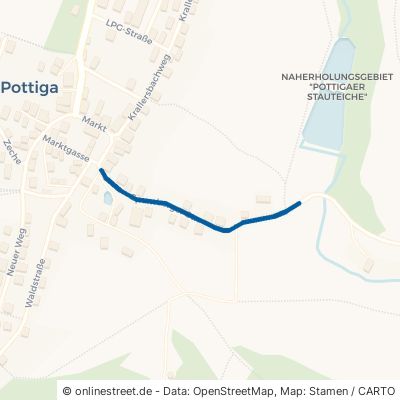 Sparnberger Straße Rosenthal am Rennsteig Pottiga 