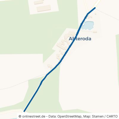 Abterodaer Straße Werra-Suhl-Tal Abteroda 