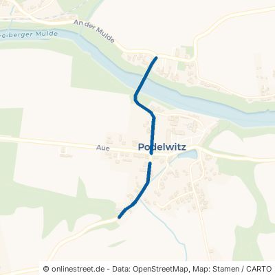 Podelwitzer Hauptstraße Colditz Podelwitz 