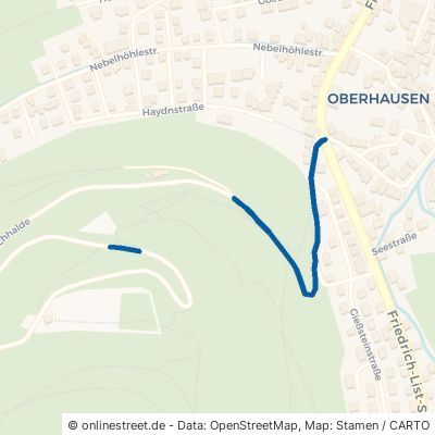 Oberhausener Steige Lichtenstein Unterhausen 