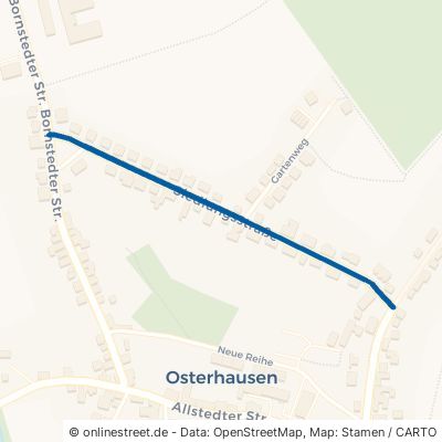 Siedlungsstraße Eisleben Osterhausen 