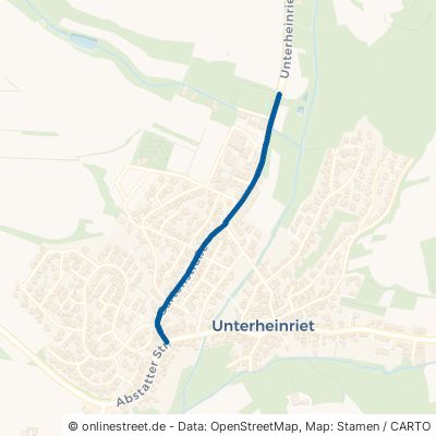 Gartenstraße Untergruppenbach Unterheinriet 