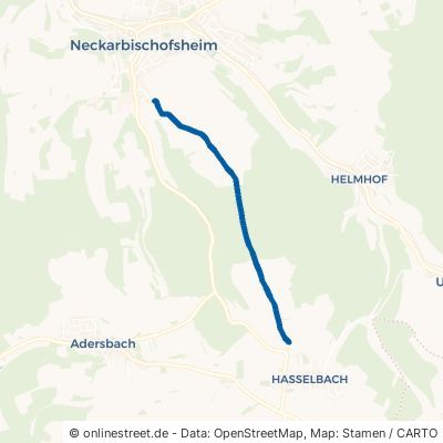 Alter Hasselbacher Weg Neckarbischofsheim Helmhof 