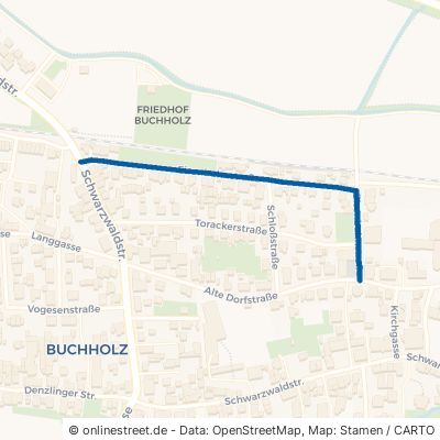 Eisenbahnstraße Waldkirch Buchholz 