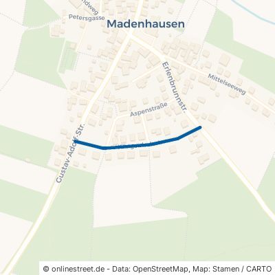 Klingenholzstraße Üchtelhausen Madenhausen 