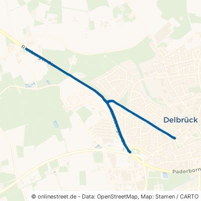 Rietberger Straße Delbrück Westenholz 