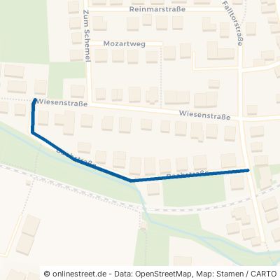 Bachstraße Ubstadt-Weiher Zeutern 
