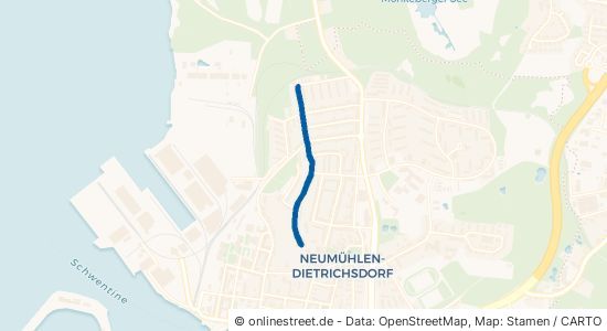 Hertzstraße Kiel Neumühlen-Dietrichsdorf 