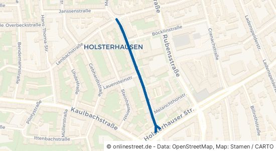 Rembrandtstraße Essen Holsterhausen 