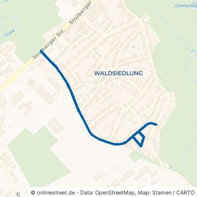 Alte Rodung Eschweiler Siedlung Waldschule 