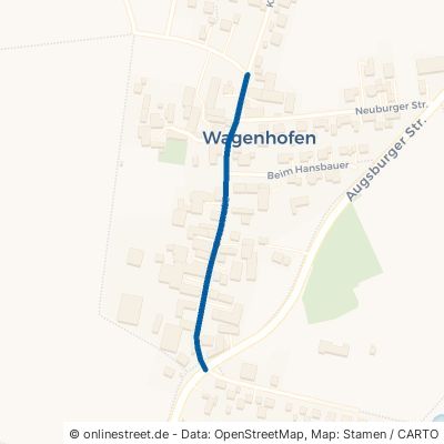 Ortsstraße Rohrenfels Wagenhofen 
