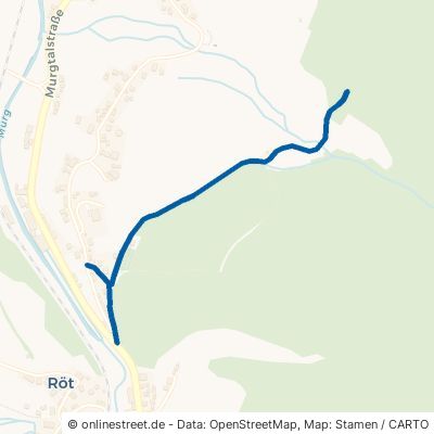 Gläserbergweg Baiersbronn Röt 