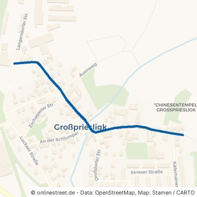 Cöllnitzer Straße Groitzsch Großpriesligk 