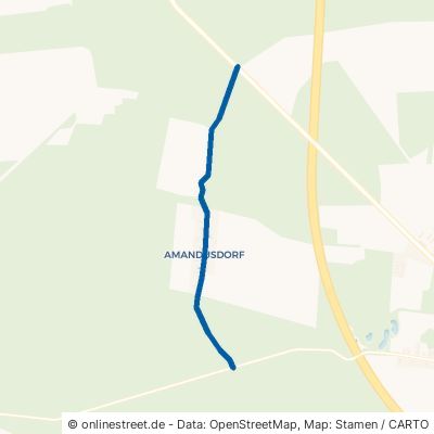 Amandusdorfer Weg Bronkow 