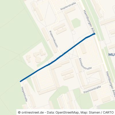Galileo-Galilei-Straße Schwerin Mueßer Holz 