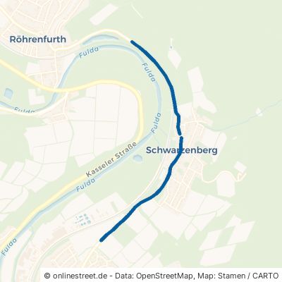 Riedforststraße Melsungen Schwarzenberg 