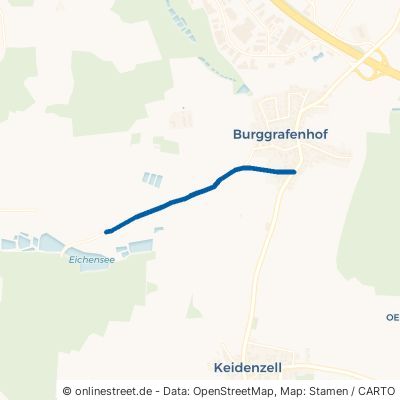 Dürrnfarnbacher Weg Langenzenn Burggrafenhof 