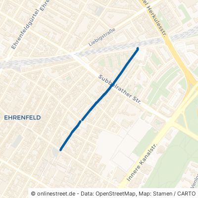 Gutenbergstraße 50823 Köln Neuehrenfeld Ehrenfeld