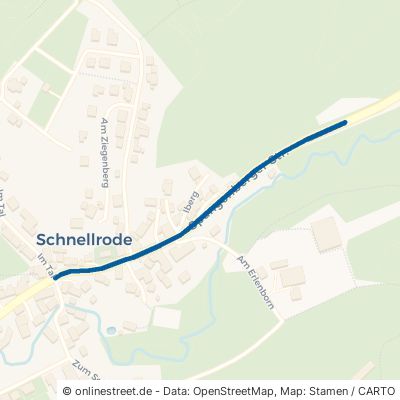Spangenberger Straße Spangenberg Schnellrode 