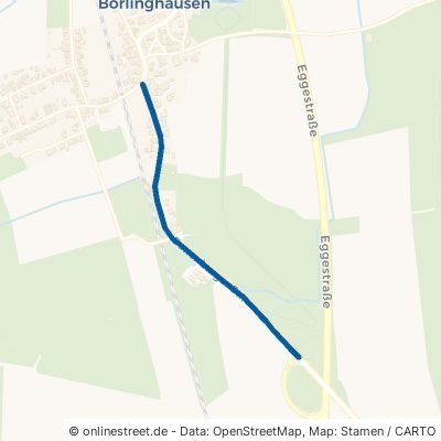 Bonenburger Straße Willebadessen Borlinghausen 