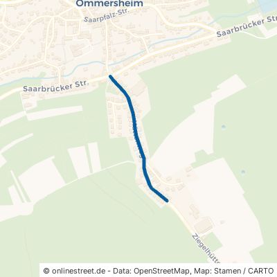 Hüttenweg Mandelbachtal Ommersheim 