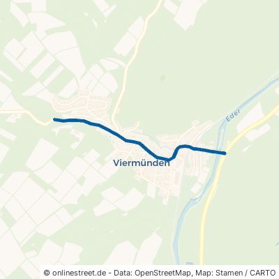 Hauptstraße Frankenberg Viermünden 