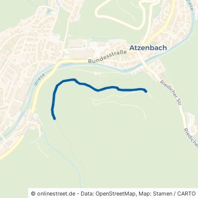 Stiegweg Zell im Wiesental Atzenbach 