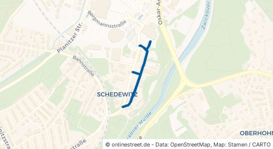 Schedewitzer Straße 08056 Zwickau Schedewitz Oberhohndorf
