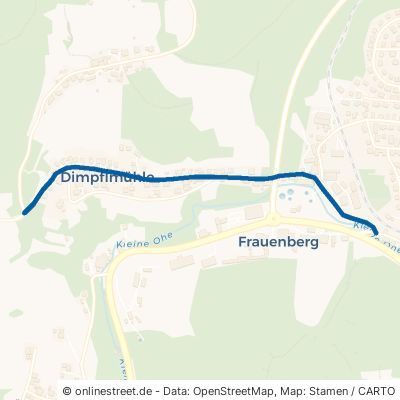 Grafenhütter Weg Grafenau Frauenberg 