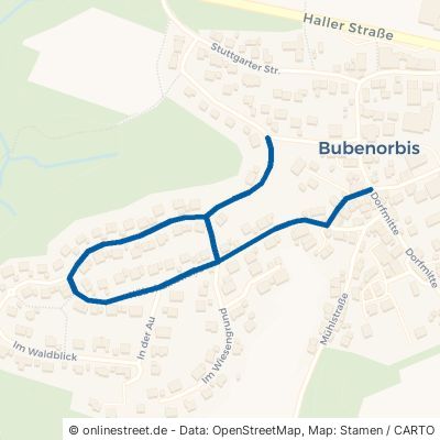 Kübelrainstraße Mainhardt Bubenorbis 