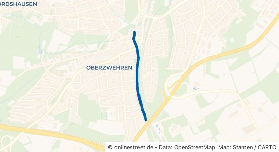 Oberzwehrener Straße Kassel Oberzwehren 