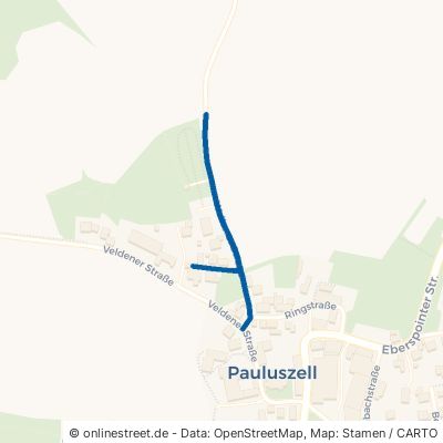 Weiherer Straße Wurmsham Pauluszell 