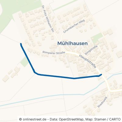 Westliche Ringstraße Estenfeld Mühlhausen 