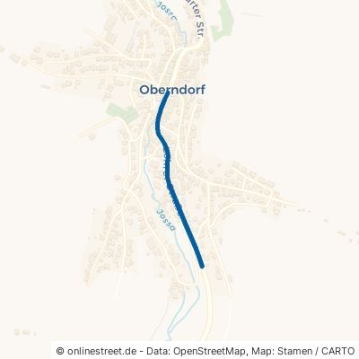 Lohrer Straße Jossgrund Oberndorf 