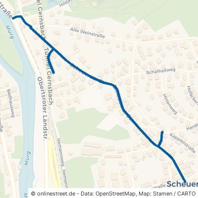 Scheuerner Straße Gernsbach Scheuern 