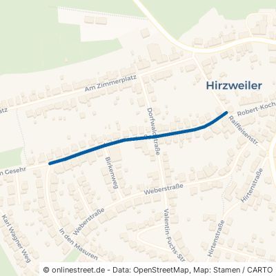 Leiwieserstraße Illingen Hirzweiler 