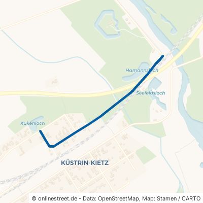 Wilhelmstraße Küstriner Vorland Küstrin-Kietz 
