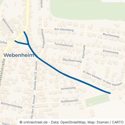 Wattweilerstraße Blieskastel Webenheim 