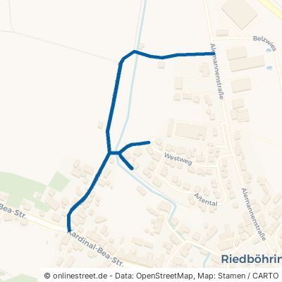 Aitrachstraße Blumberg Riedböhringen 