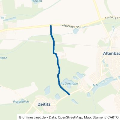 Schwarzer Weg Bennewitz Zeititz 