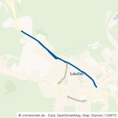 Alte Auer Straße Lauter-Bernsbach Lauter 