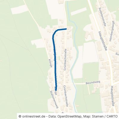 Bergweg Grünsfeld 