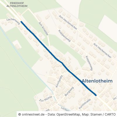 Korbacher Straße Frankenau Altenlotheim 