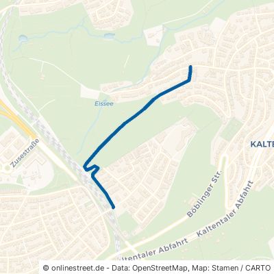 Brandenkopfweg Stuttgart Kaltental 