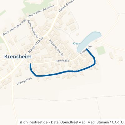 Erkenboldstraße Grünsfeld Krensheim 
