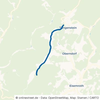 Hohe Straße Siegbach Übernthal 